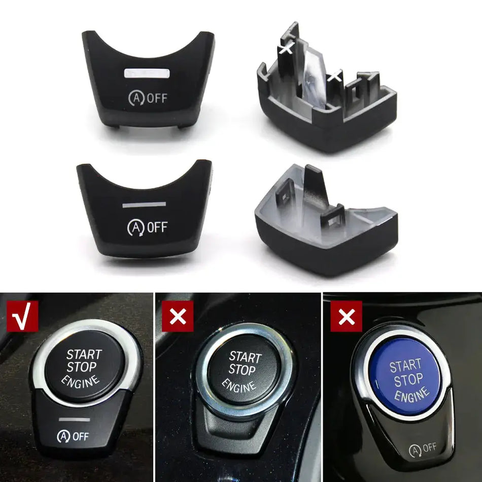 Car Electronic Automotive Engine Start Stop OFF Switch Button Cover For BMW 5 6 7 Series F10 F11 F18 F07 F06 F12 F13 F01 F02 by InterCyprus Trading Ltd