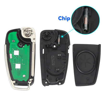 KEYYOU Car Remote Key &ndash; Smart Flip Design for Audi Models