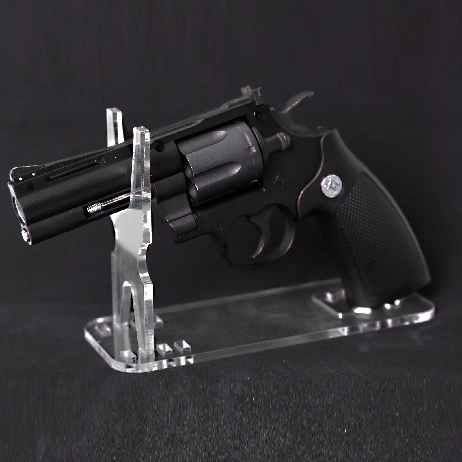 Acrylic Clear Pistol Rack &ndash; Adjustable Short Gun Model