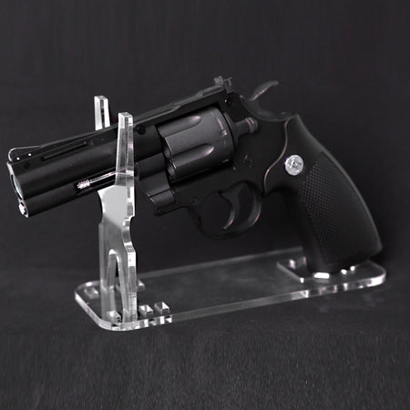 Acrylic Clear Pistol Rack &ndash; Adjustable Short Gun Model