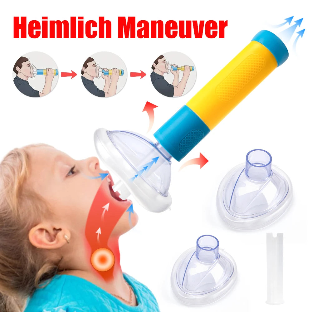 First Aid Choking Device Kit &ndash; Portable Heimlich Rescue