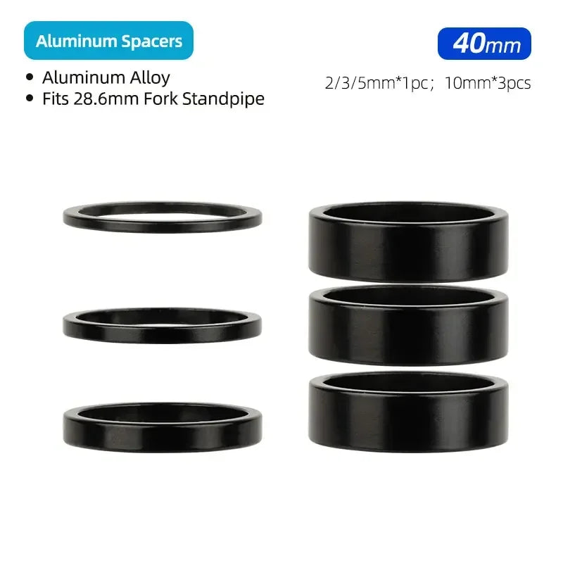 Deemount Bicycle Headset Spacer &ndash; Adjustable Height for Comfortable Riding ALBK 28.6 H40mm P6 / CHINA