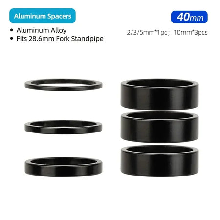 Deemount Bicycle Headset Spacer &ndash; Adjustable Height for Comfortable Riding ALBK 28.6 H40mm P6 / CHINA