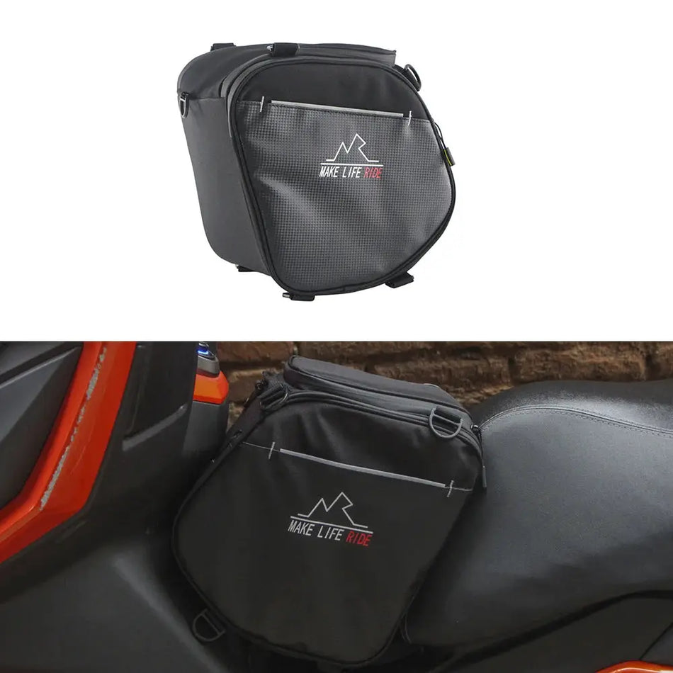 For Honda PCX 160 150 XADV750 For BMW C400GT For YAMAHA TMAX530 NMAX155 Motorcycle Scooter Pedal Bag Toolbag Luggage Saddlebag by InterCyprus Trading Ltd