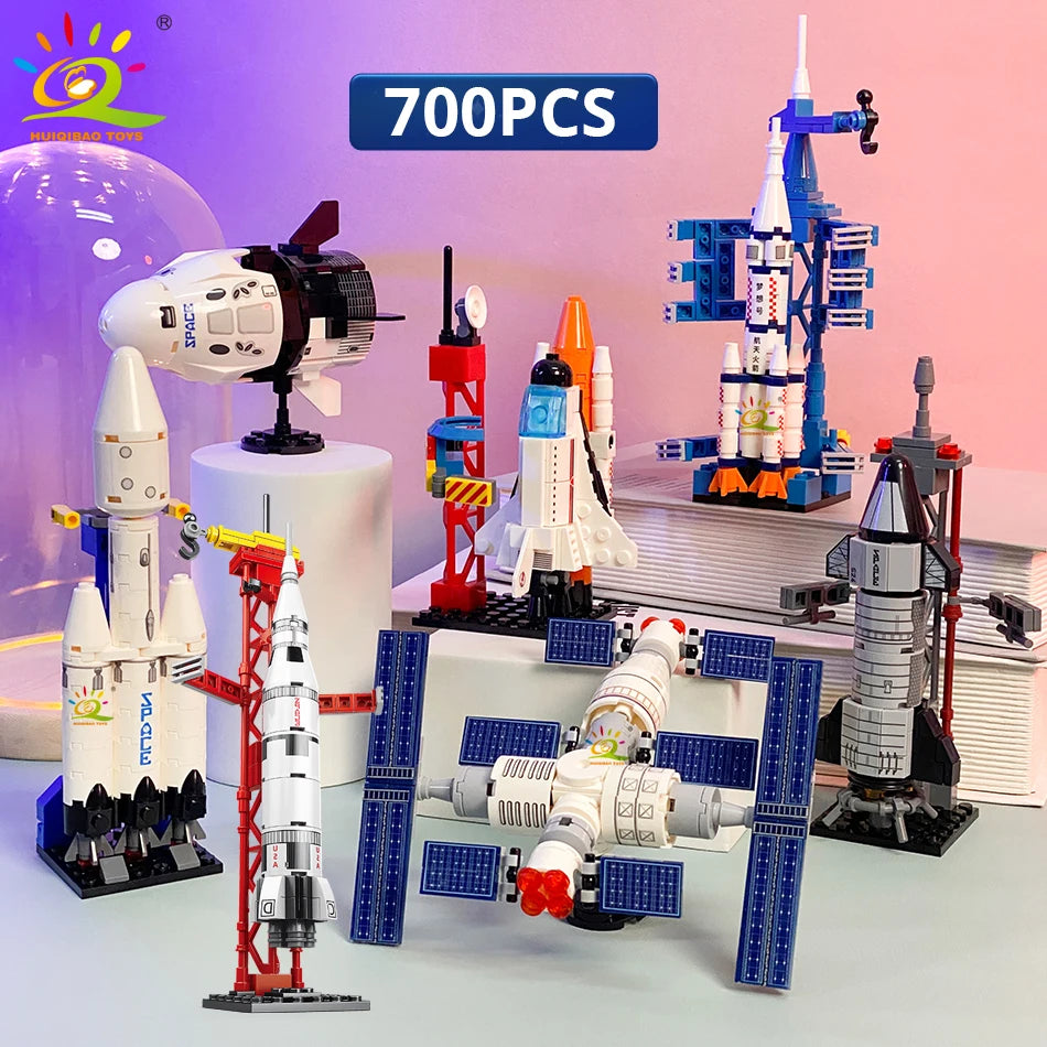 HUIQIBAO Aviation Spaceport Building Blocks Set for Kids NO.ZH no box / CHINA