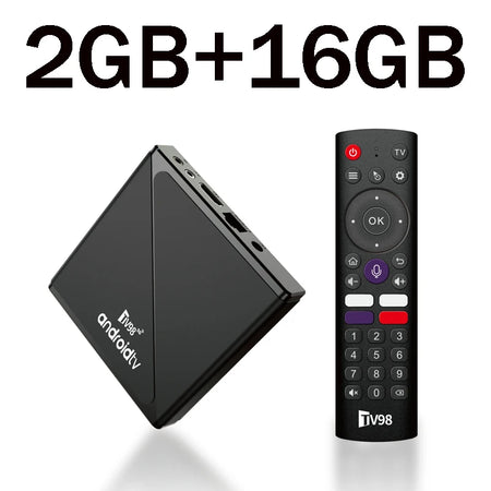 TV98 ATV Pro 8K Android TV Box with Voice Control &amp; Dual Wifi tv98atvpro2gb16gb 1 / UK Plug