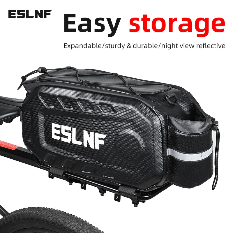 ESLNF 638 Dubbele Zij Fietstas, Regenbestendig Nylon 17L Hard Shell