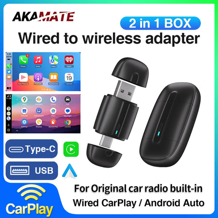 2in1 Wireless CarPlay Dongle &ndash; Convert Wired To Wireless