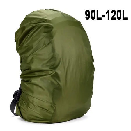 Waterproof Backpack Rain Cover - All Weather Protection 90 100 120L Army