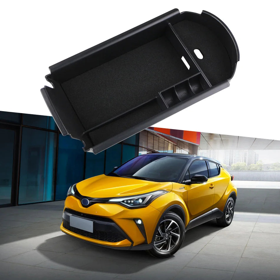 Toyota CHR C-HR 2016-2022 Kutija za naslon ruke s ladicom za pohranu s flokiranim podmetačem