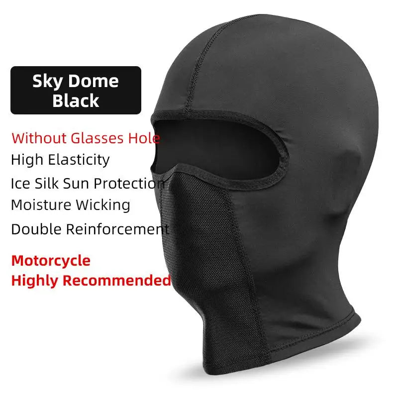 ESLNFC Half Face Cycling Mask - Comfortable Ice Silk Balaclava for Breathable Protection A