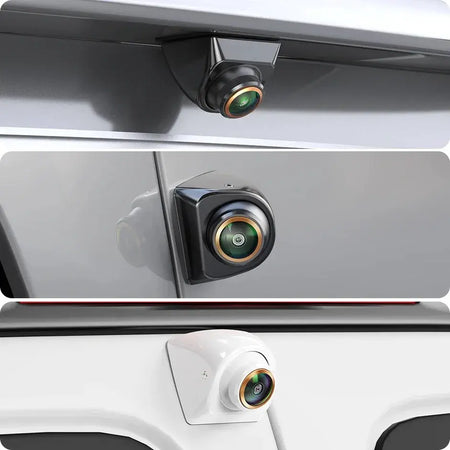 White AHD 1080P 360 Adjust Car Reverse Backup Camera with Dynamic Trajectory Line for Android DVD Video Monitor by InterCyprus Trading Ltd