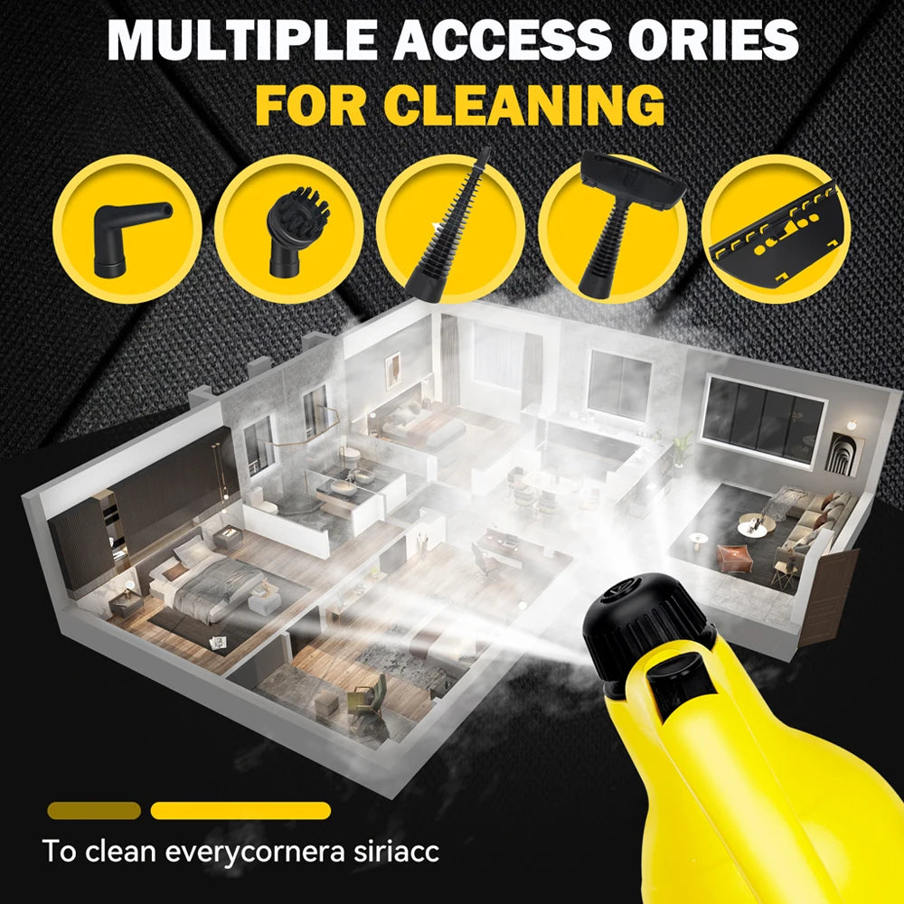 220V Handheld High Temperature Steam Cleaner - Sterilization &amp; Pressure Jet Washer