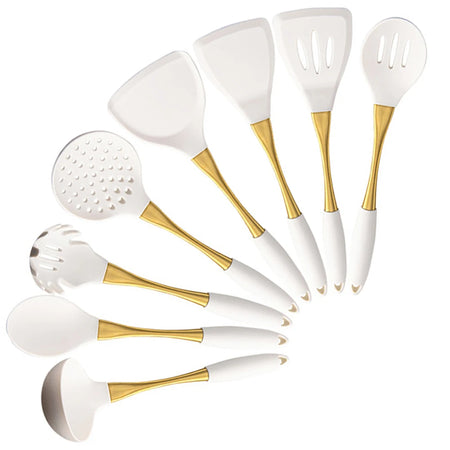 KNGZI Silicone Kitchen Utensils Set &ndash; Heat-Resistant and Eco-Friendly 8Pcs