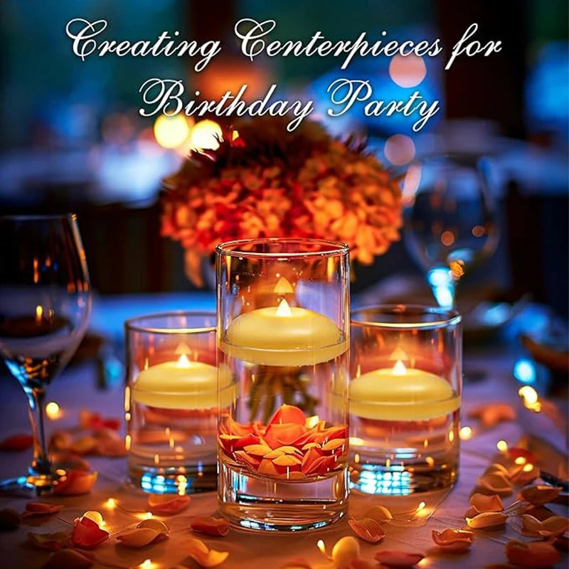 Επιπλέον Μη Τρυπητές Κεριά Πισίνας για Πάρτι LED Τσάι Φωτιστικά