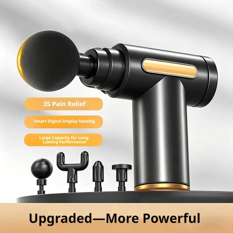 Mini Electric Massage Gun, Portable Handheld Percussion Massager, 6 Speeds