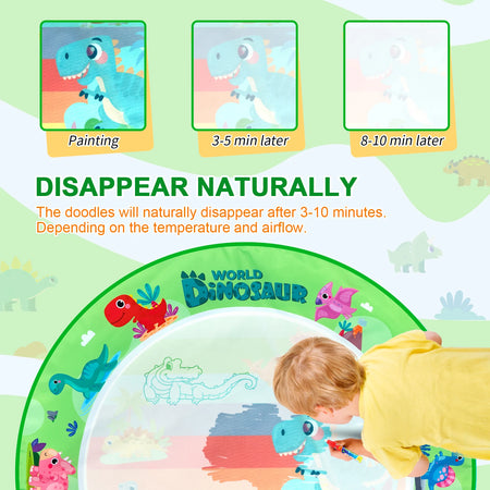 Kids Magic Water Drawing Mat &ndash; Reusable Doodle Board for Creative Play
