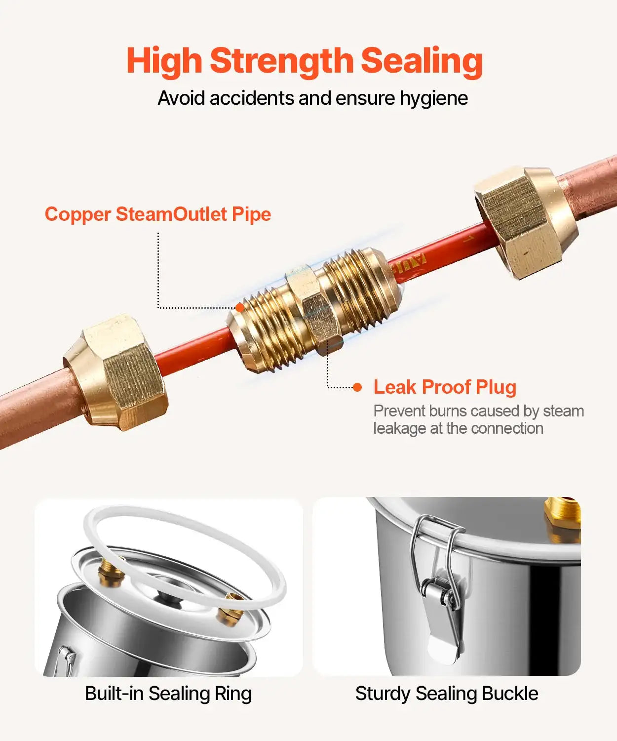 3 To 8 Gallons Stainless Distiller Copper Coil