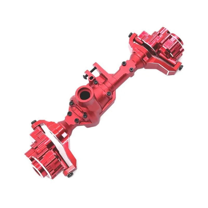 HB 1/10 RC Car Accessories &ndash; Metal Front Rear Axle Housing Front Axle-Red
