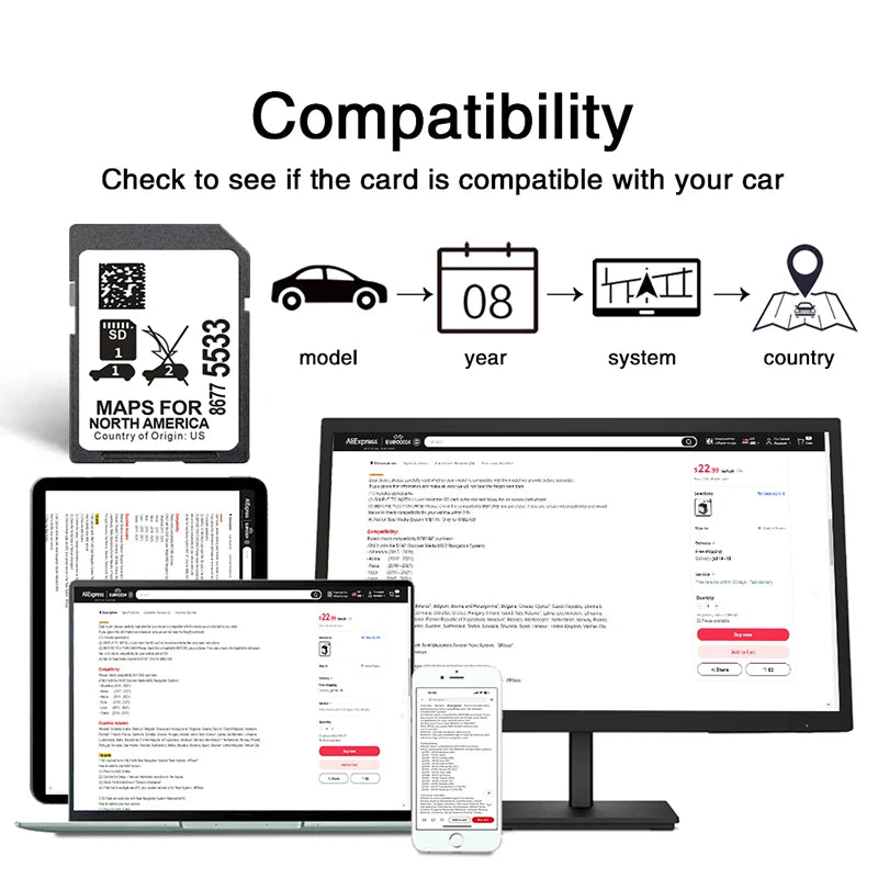 GM 8677-5533 North America 2023 8GB SD Card &ndash; GPS Maps