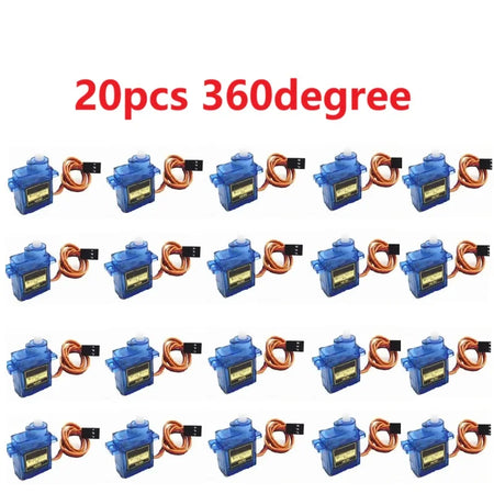 SG90 Servo Motor Micro 9g &ndash; Exceptional Precision for RC Projects 20Pcs 360 Degree