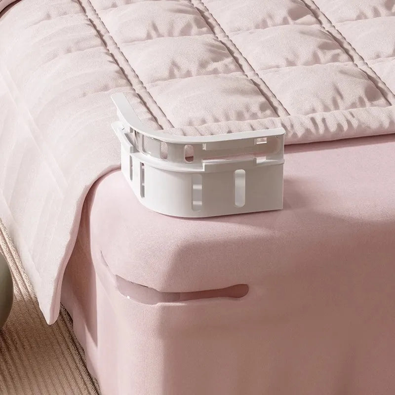 Neat Sheets 4PCS Invisible Bed Sheet Holder Clips - No Slip, Needle-Free, Secure Bedding Fasteners