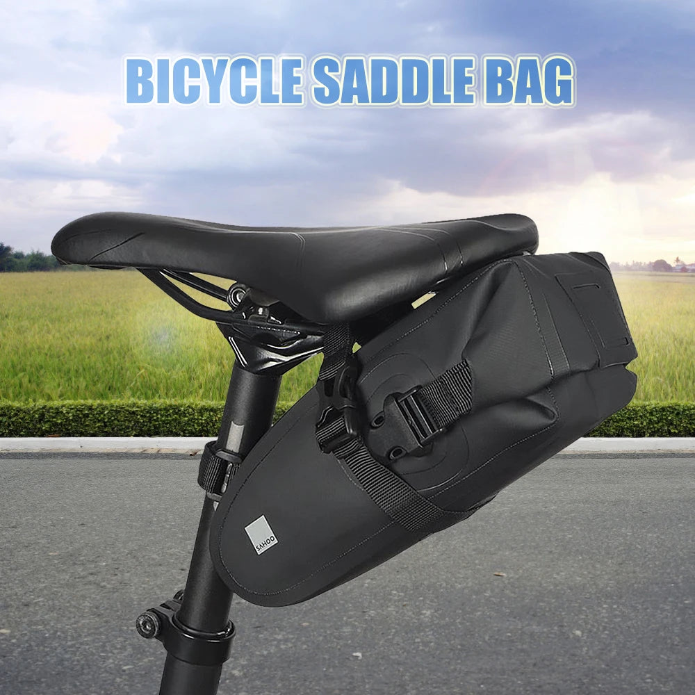 Bicycle Saddle Bag &ndash; Large Capacity Water Resistant Bag