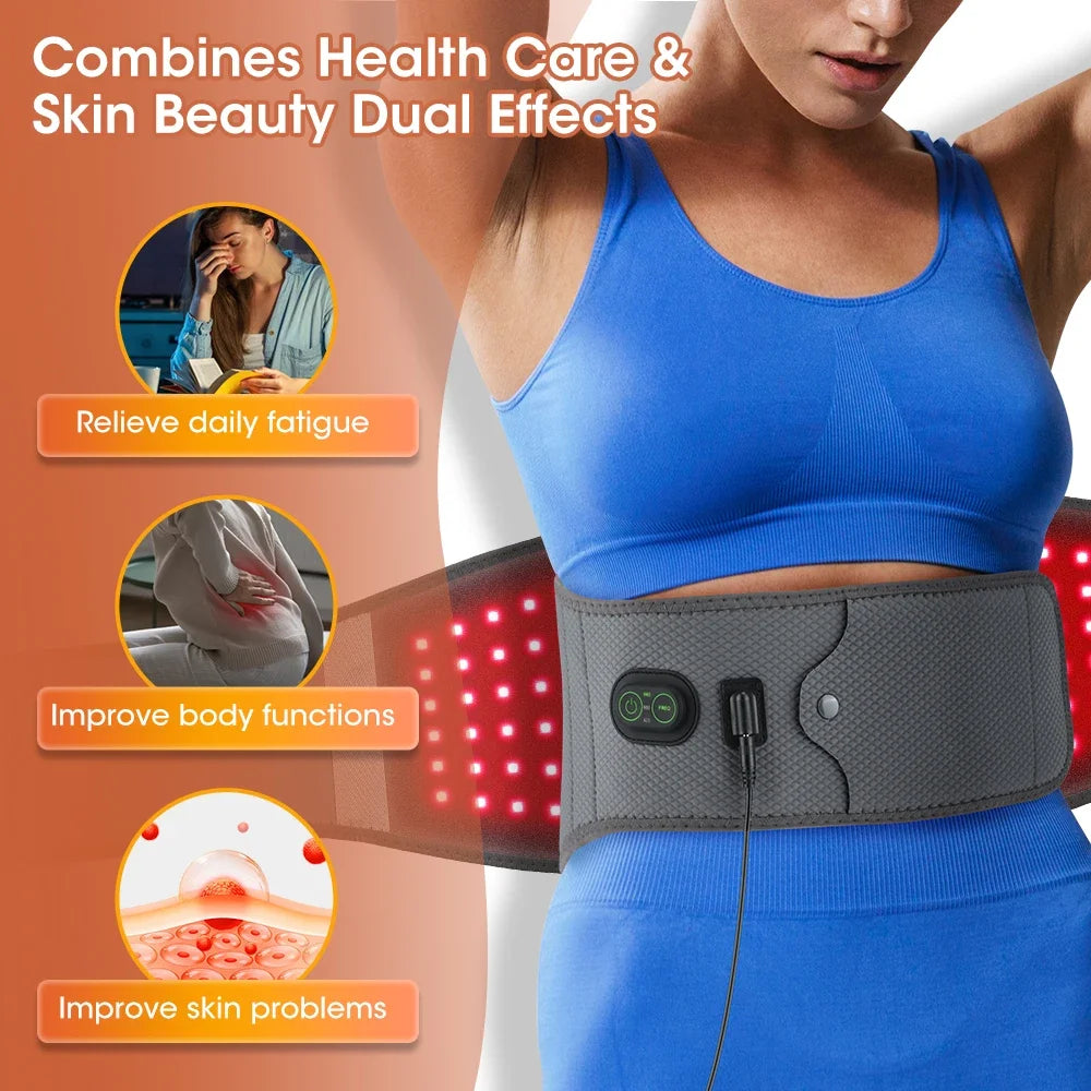 LED Red Light Therapy Back Belt 120Pcs &ndash; Fatigue Relief