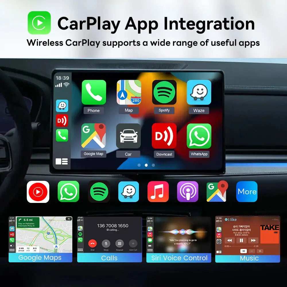 Carlinkit 3.0 Mini CarPlay Wireless Adapter Toyota Camry