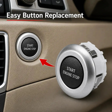 Engine Start Stop Switch Push Button for Land Rover Discovery 4 LR4 Range Rover Sport 2010-2016 LR014015 by InterCyprus Trading Ltd