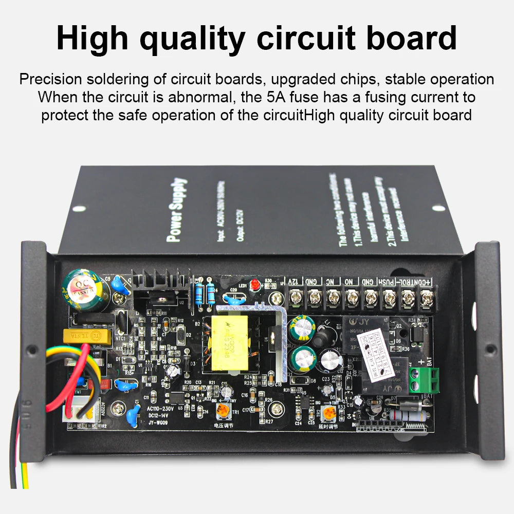 DC 12V-14V 5A Access Control Switch &ndash; Dual Relay Output