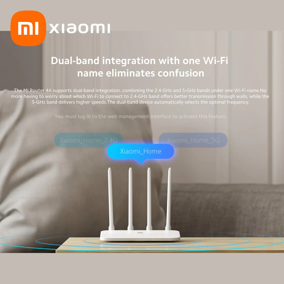 Xiaomi Router 4A Gigabit Edition &ndash; High Gain Antennas