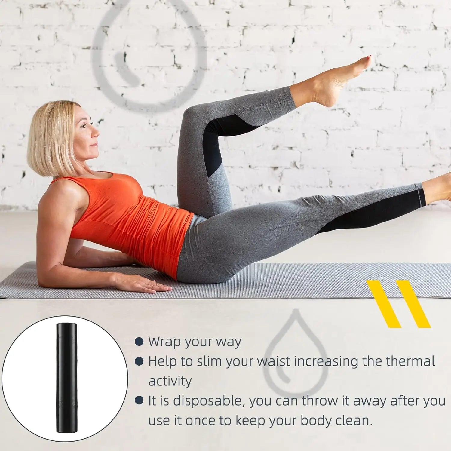 Disposable Black Body Shaping Roll &ndash; 60 Meter Heating