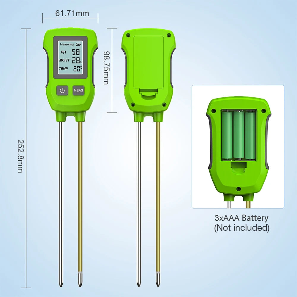 Handheld Soil Detector SGS07 &ndash; Accurate 3 in 1 Soil Analysis