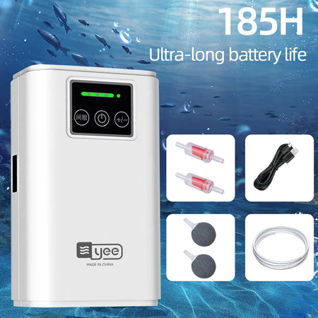 Choice Aquarium Oxygen Pump &ndash; Portable Quiet USB Battery