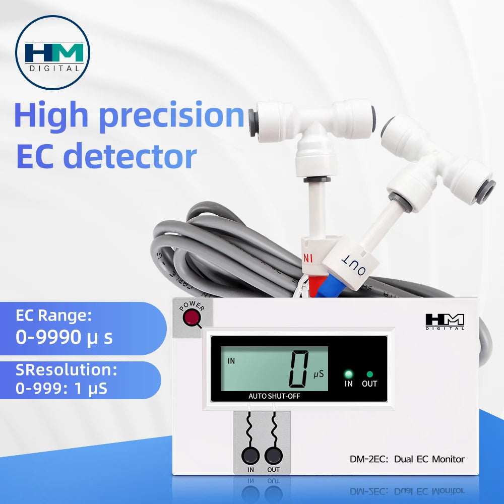 Online Water Quality Tester EC TDS Meter - Dual EC TDS DM-2EC EC Meter