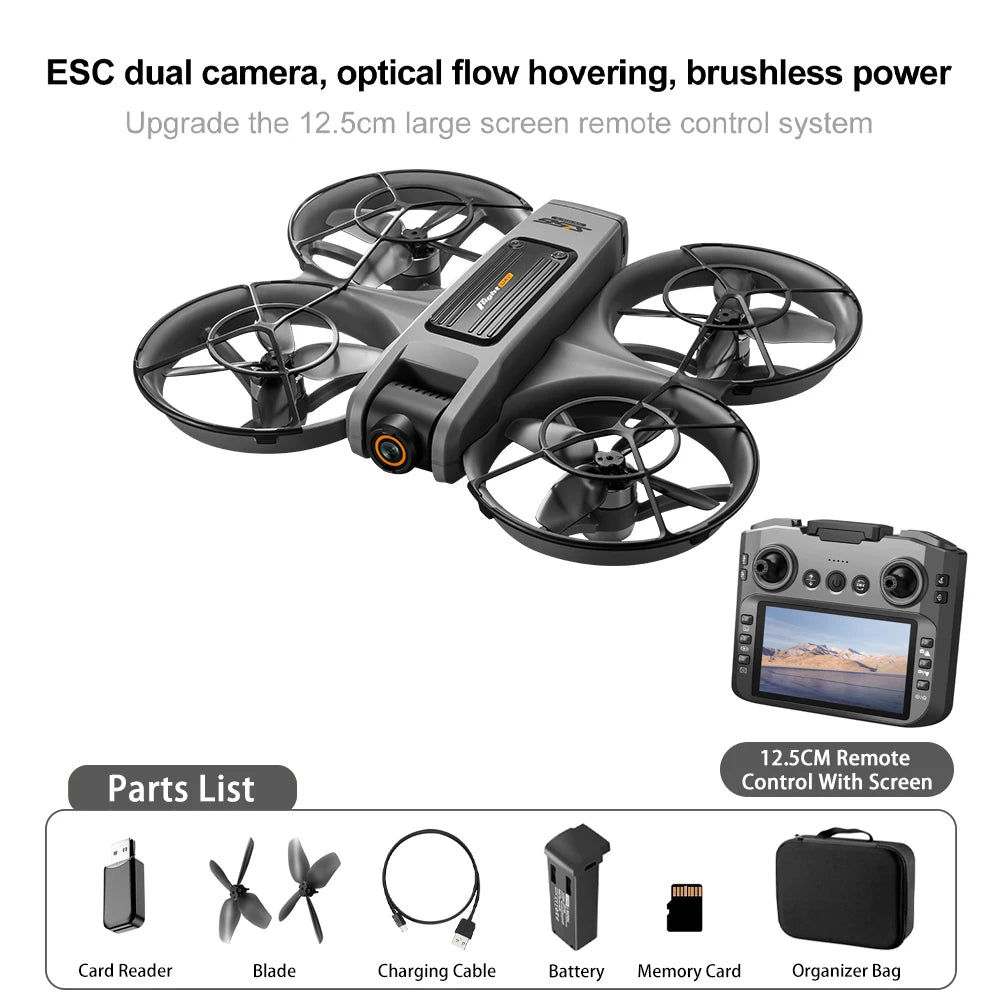 S156 RC Drone &ndash; 8K Camera With Brushless WIFI FPV Remote GRAY