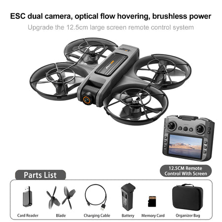 S156 RC Drone &ndash; 8K Camera With Brushless WIFI FPV Remote GRAY