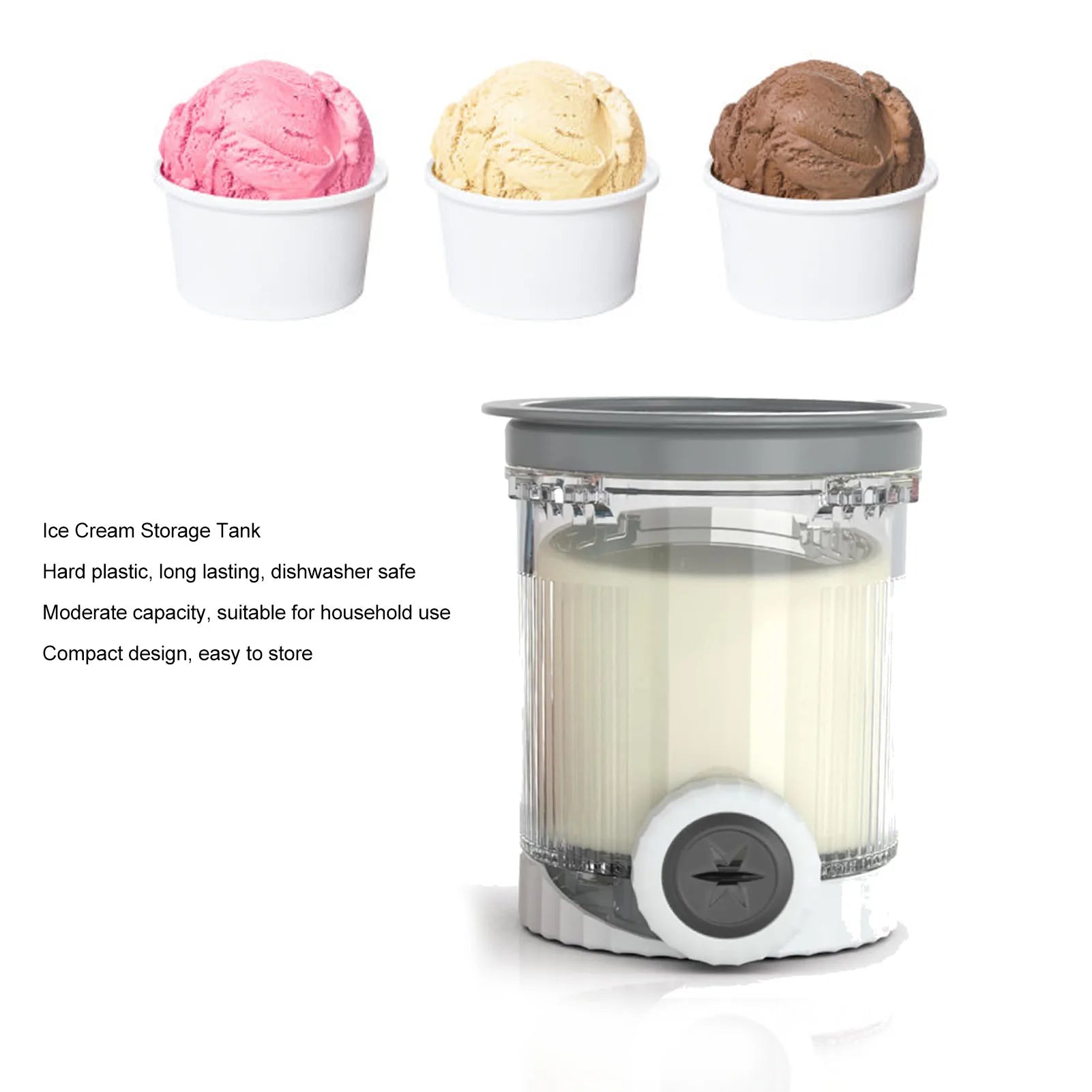 Ice Cream Storage Tank NC700 NC701 &ndash; Dishwasher Safe Default Title