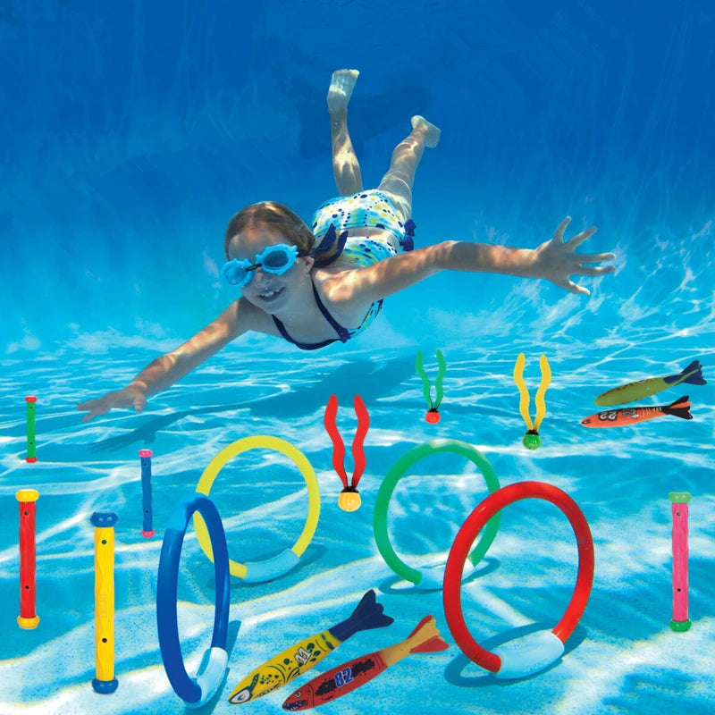 Summer Swimming Diving Toys Set - Underwater Grabbing Toys