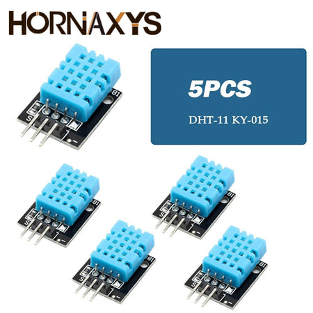 DHT11 Digital Temperature And Humidity Sensor Module &ndash; Accurate Environmental Monitoring 5PCS