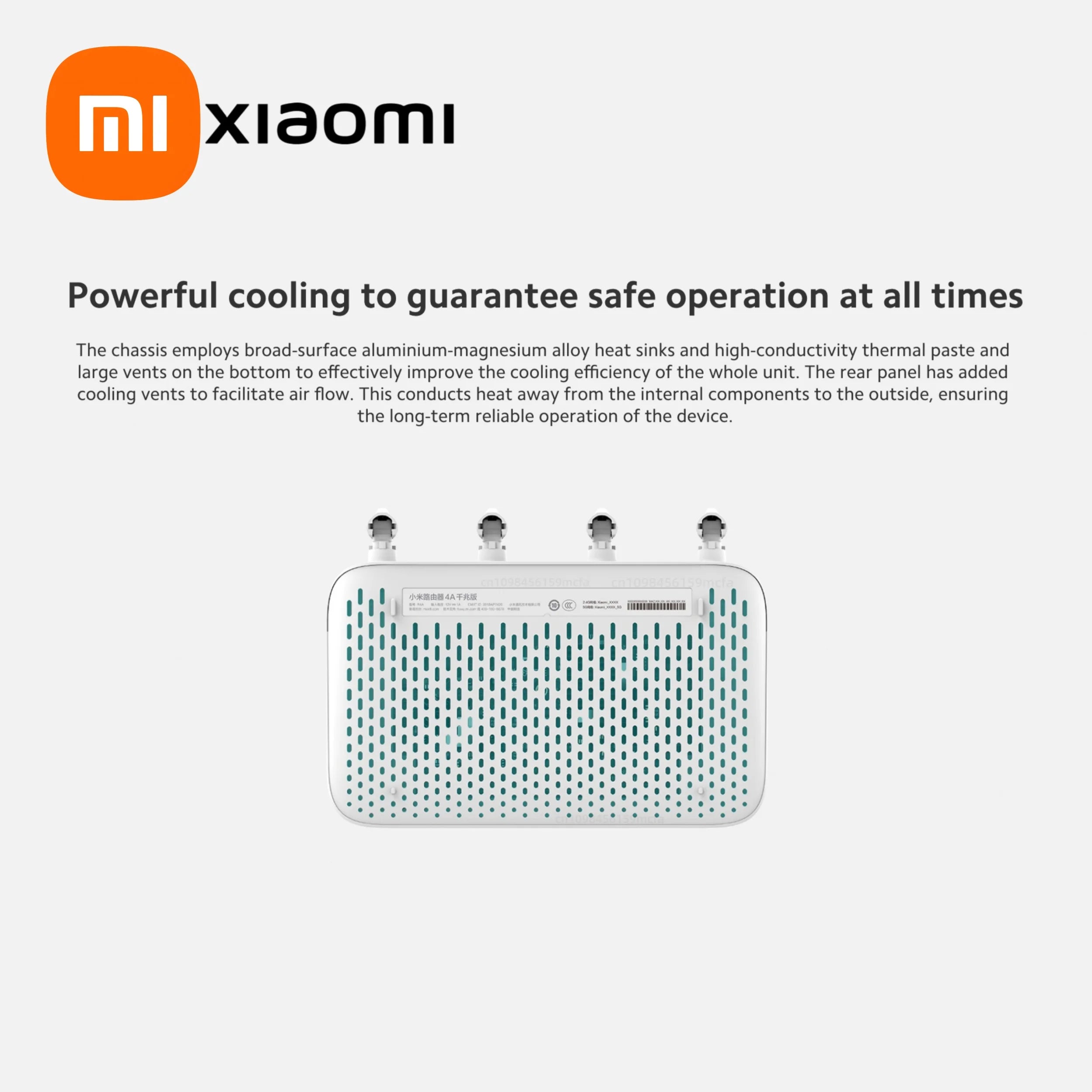 Xiaomi Router 4A Gigabit Edition &ndash; High Gain Antennas