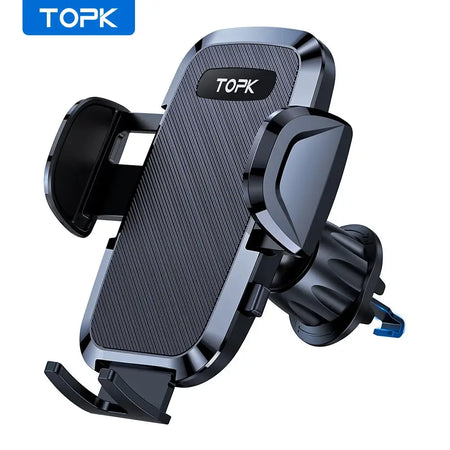 TOPK D36-G Universal Car Phone Holder with Hook Clip Air Vent Car Mount 360° Rotation Universal Mobile Phone Mount for Cellphone by InterCyprus Trading Ltd