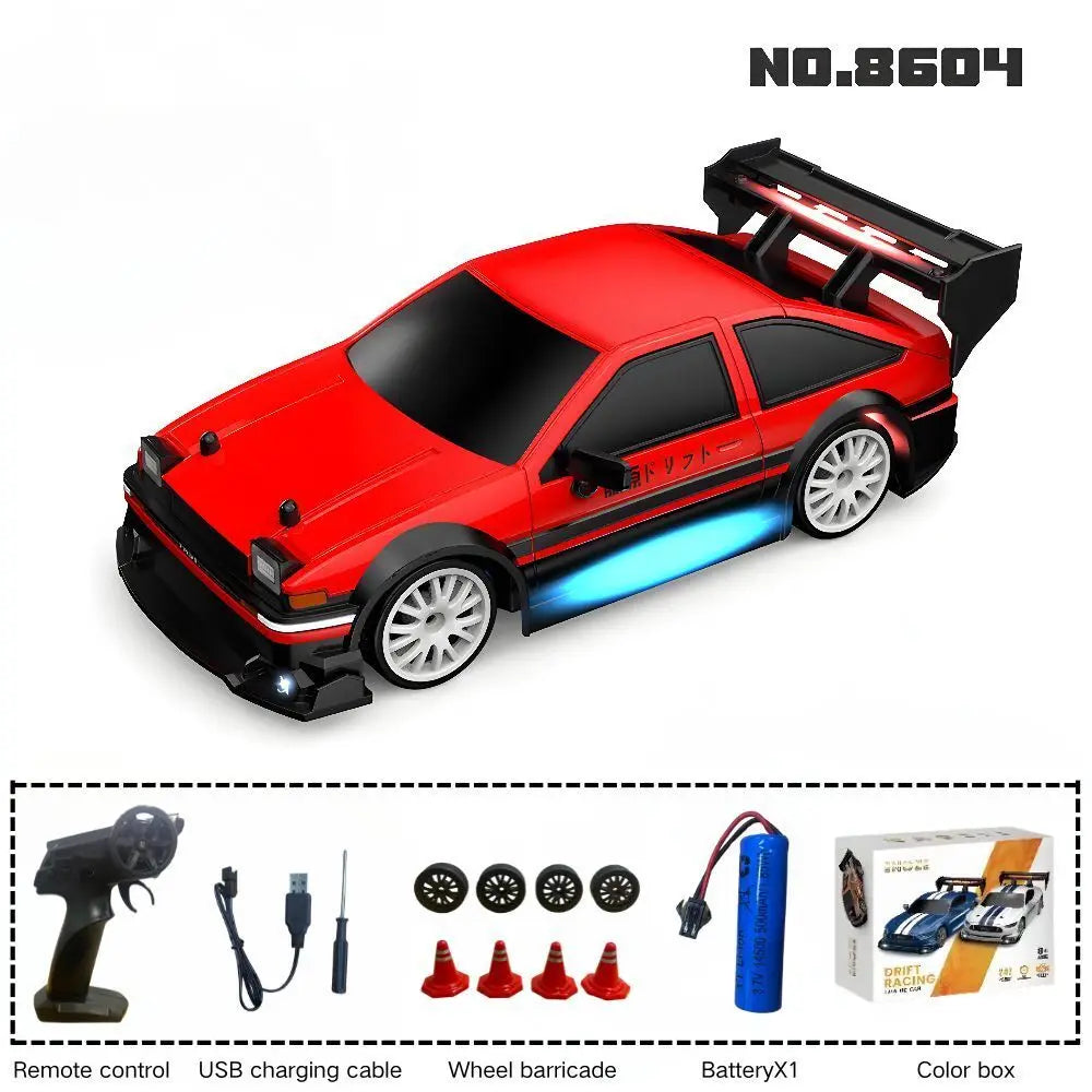 GTR Mustang AE86 1:24 Remote Control Drift Car for Kids 8604-Color box 1