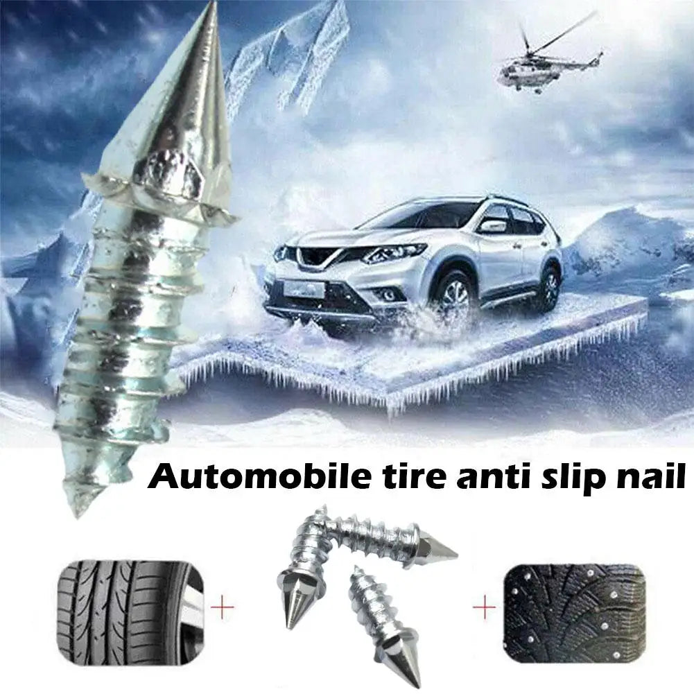 Winter Tire Studs Spikes Wheel Chains 50Pcs &ndash; Snow Traction