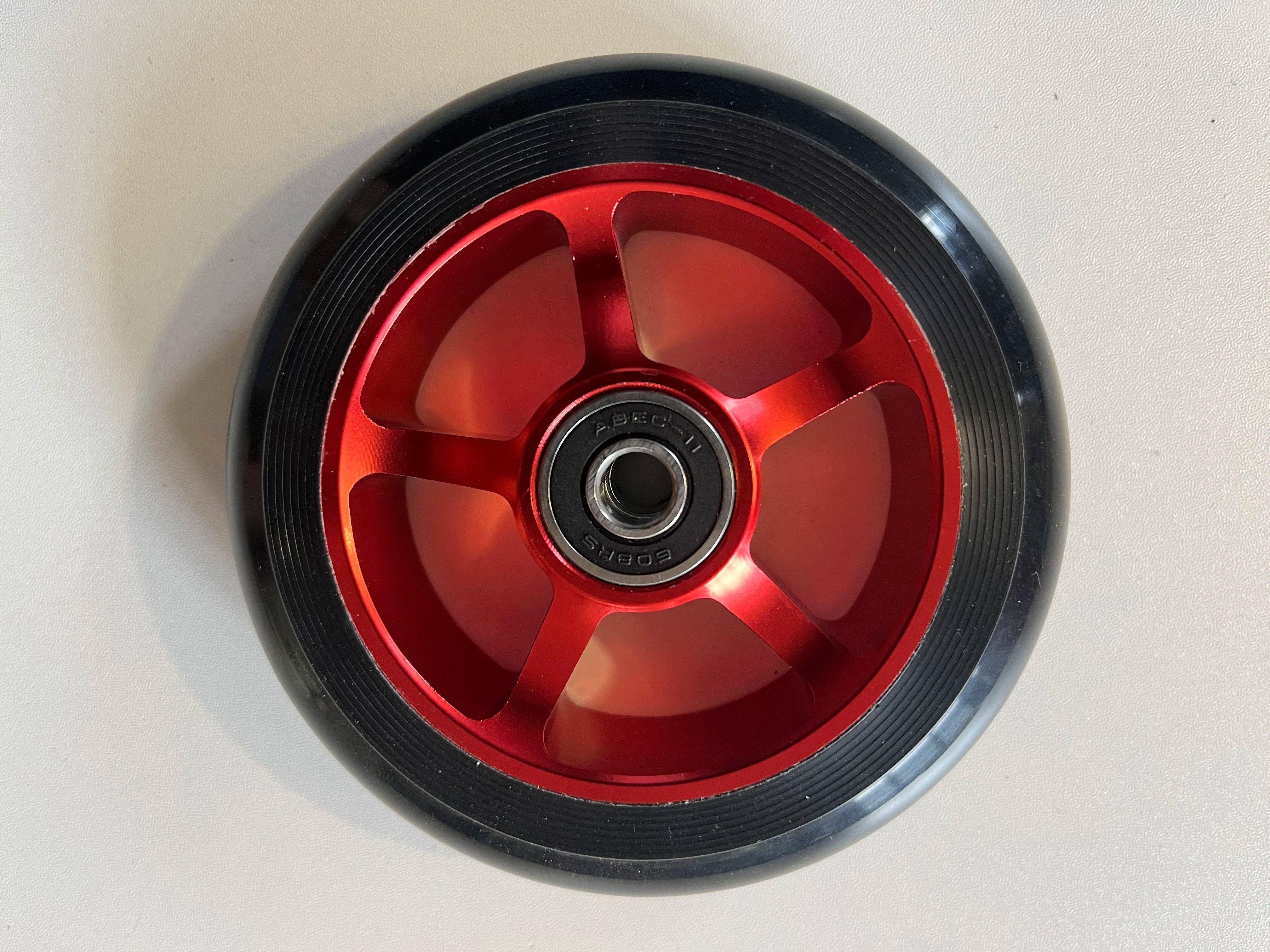 LHJ100 Skateboard Wheels &ndash; High Resilience and Silent Ride Red
