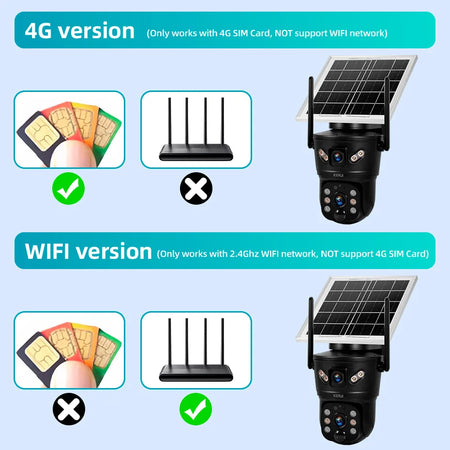 KERUI 6MP Solar Security Camera