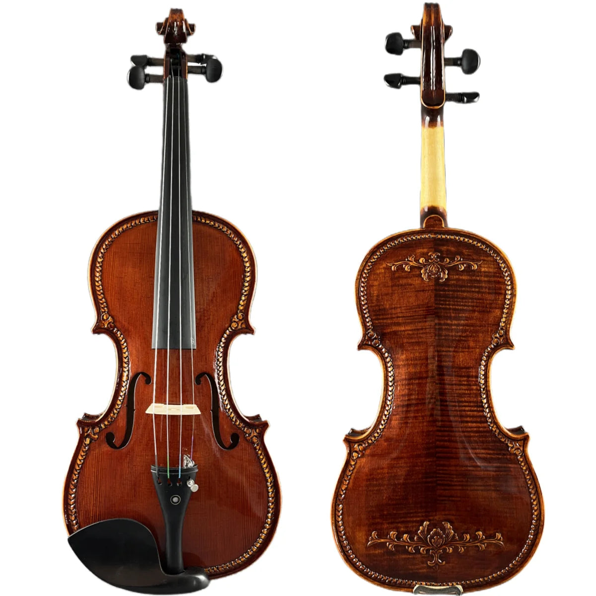 Old Europe Carving Violin VB-700CRV &ndash; Hand Crafted Finish
