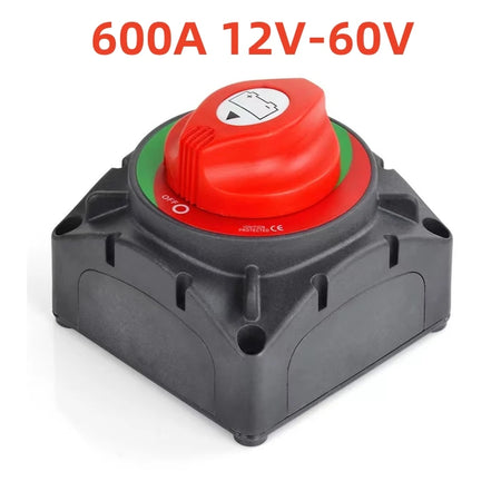 Heavy Duty Auto Battery Disconnect Switch 12V 24V 48V - Car &amp; Marine Use 600A M12 12-60V / CHINA