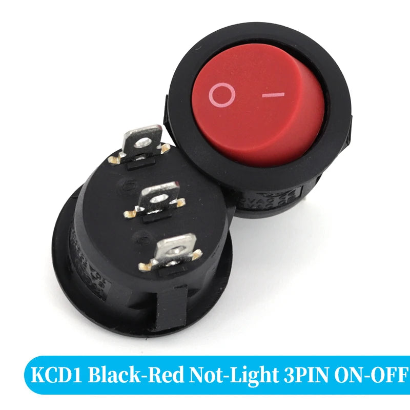 Round Rocker Switch &ndash; Vibrant LED Illumination